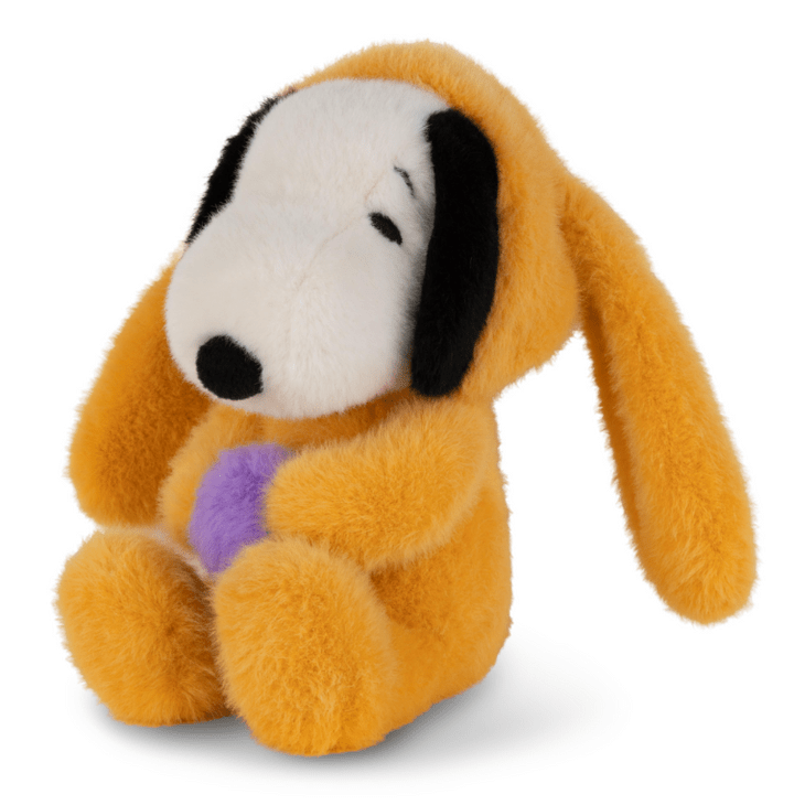 Easter Snoopy ECO Fuzzy Yellow - 16cm - Mu Shop