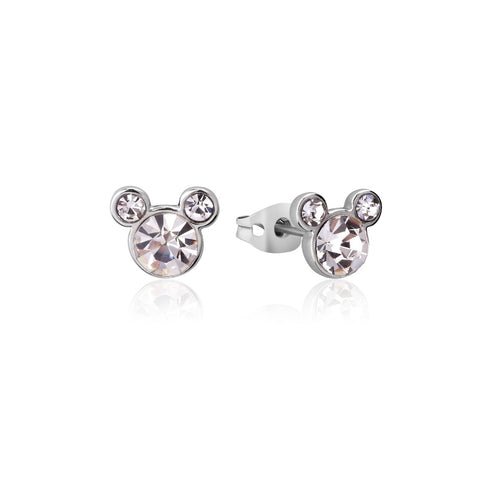 ECC DISNEY MICKEY MOUSE APRIL BIRTHSTONE STUD EARRINGS - Mu Shop