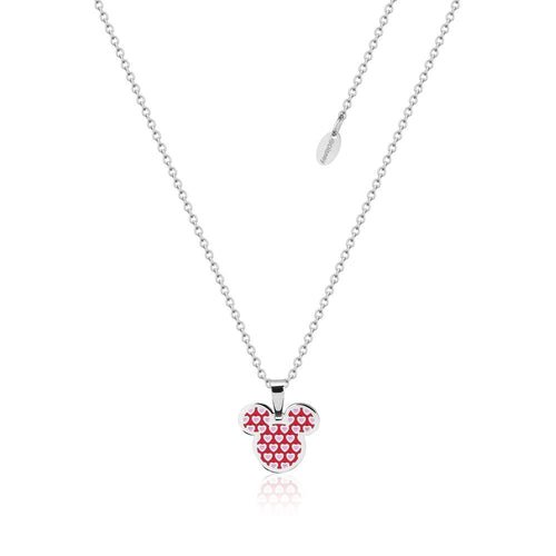 ECC DISNEY MICKEY MOUSE HEARTS ENAMEL NECKLACE - Mu Shop
