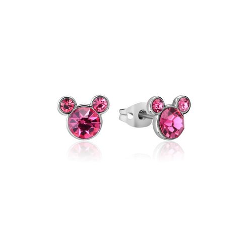 ECC DISNEY MICKEY MOUSE OCTOBER BIRTHSTONE STUD EARRINGS - Mu Shop