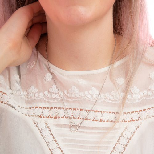 ECC DISNEY MICKEY MOUSE OUTLINE NECKLACE - Mu Shop