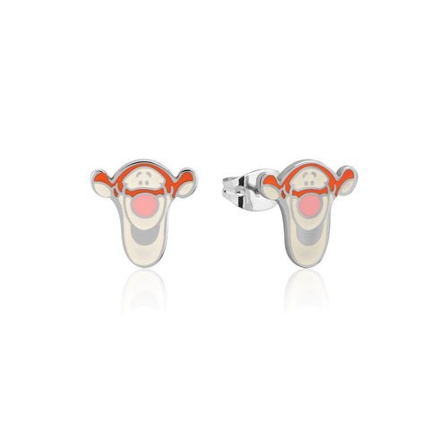 ECC DISNEY WINNIE THE POOH TIGGER ENAMEL STUD EARRINGS - Mu Shop