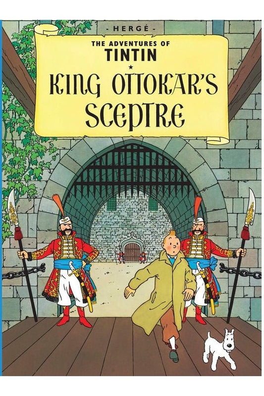 English Album #08 : King Ottokar's Sceptre The Adventures of Tintin series (Hard Cover) - Mu Shop