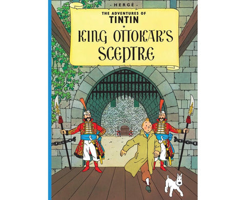 English Album #08 : King Ottokar's Sceptre The Adventures of Tintin series (Hard Cover) - Mu Shop
