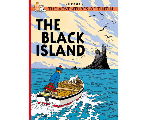 English Album #7: Tintin: The black island (Soft Cover) - Mu Shop