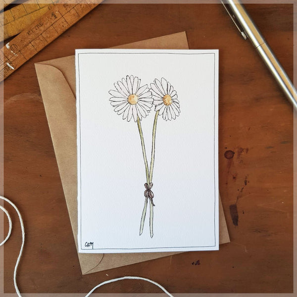 ERLENMEYER ART Daisies - Greeting Card - Mu Shop