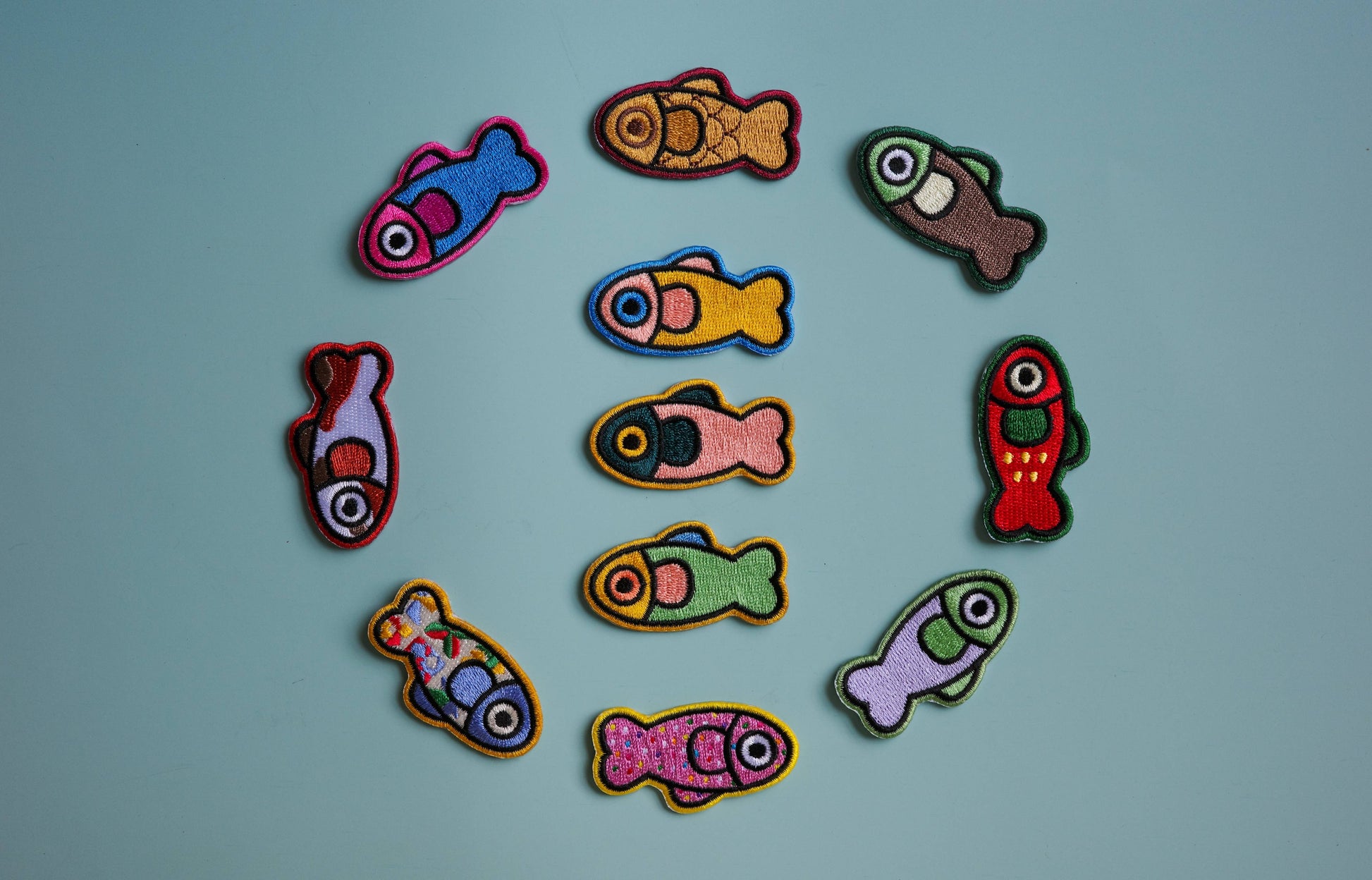 Woodsy Fish Patch detail view 8