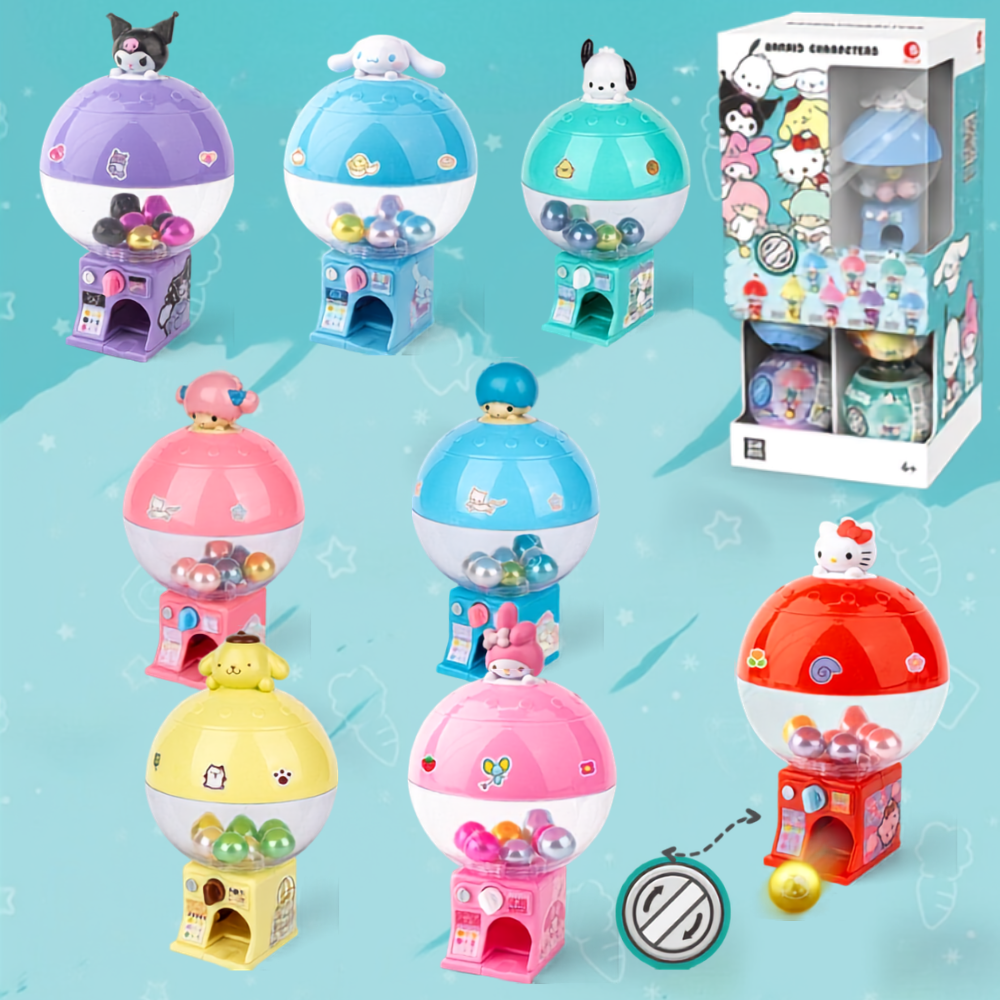 Sanrio Characters mini block gashapon machine eight-design collection