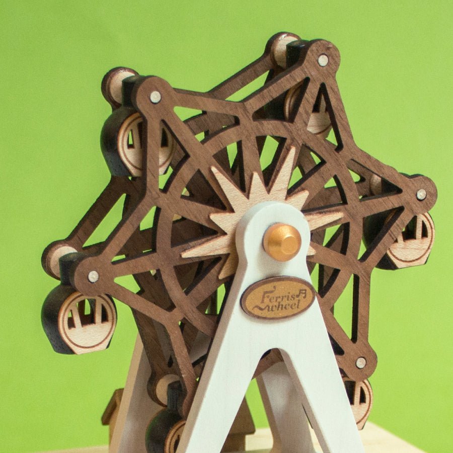 Ferris Wheel Amusement Park - City Wooden Music Box - Mu Shop