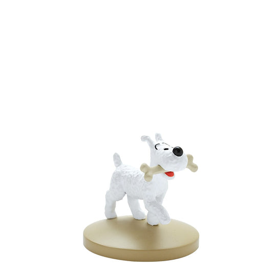 FIGURINE RESIN: Snowy with a Bone - Mu Shop