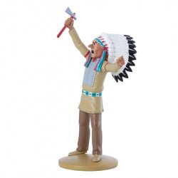 FIGURINE RESIN: The Great American Indian Chief 13cm - Mu Shop