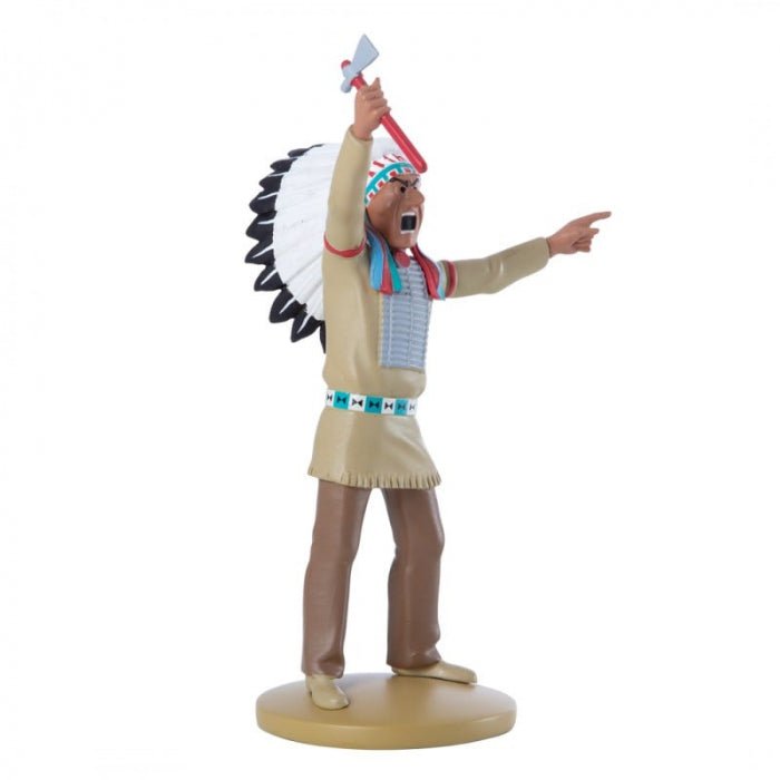FIGURINE RESIN: The Great American Indian Chief 13cm - Mu Shop