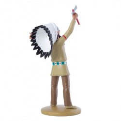 FIGURINE RESIN: The Great American Indian Chief 13cm - Mu Shop
