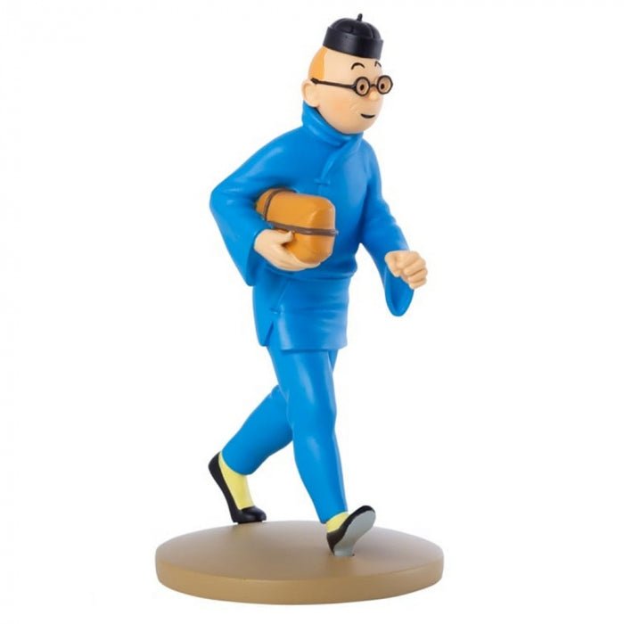 FIGURINE RESIN: Tintin with Package (12cm) - Mu Shop