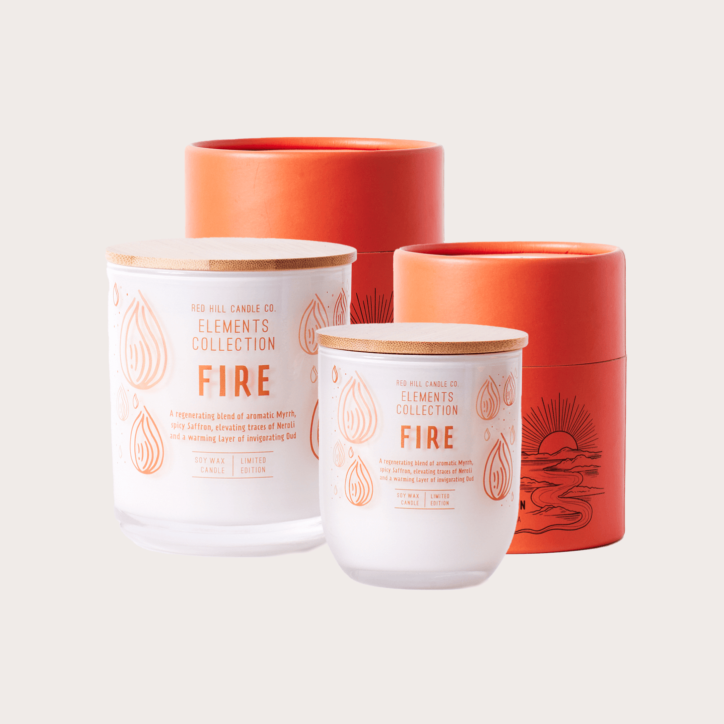Fire - Elements Candle (Large) - Mu Shop