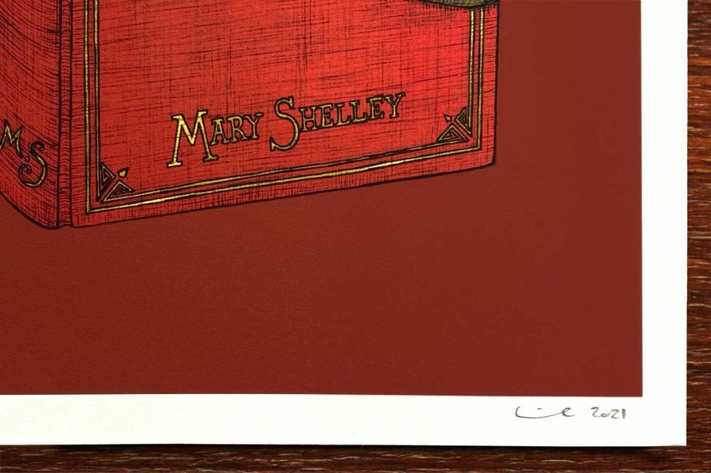 Frankenstein – Book Artwork (A5) - Mu Shop