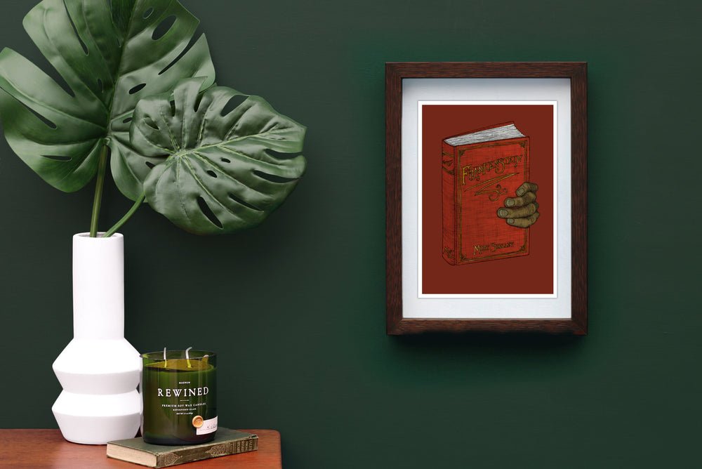 Frankenstein – Book Artwork (A5) - Mu Shop