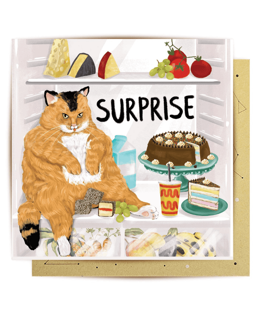 Fridge Suprise greeting card - Mu Shop