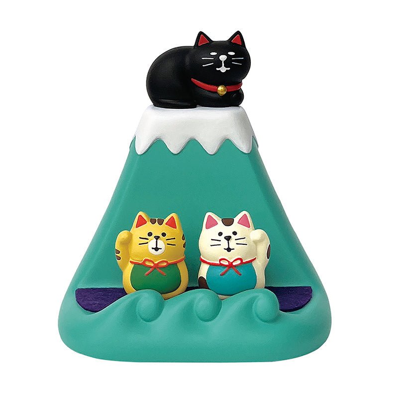 Fuji Relaxing Cat Smartphone Stand 6cm - Mu Shop