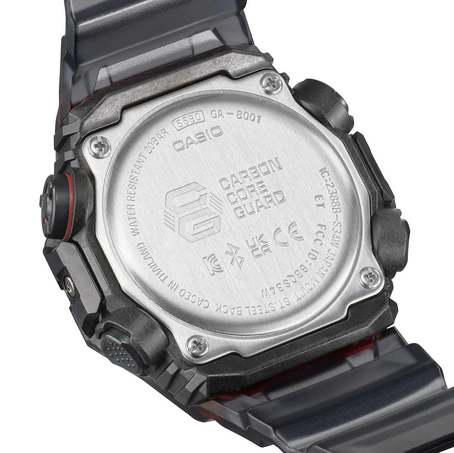 G SHOCK GA - B001 DUO BLE Combi Red Black Watch - Mu Shop