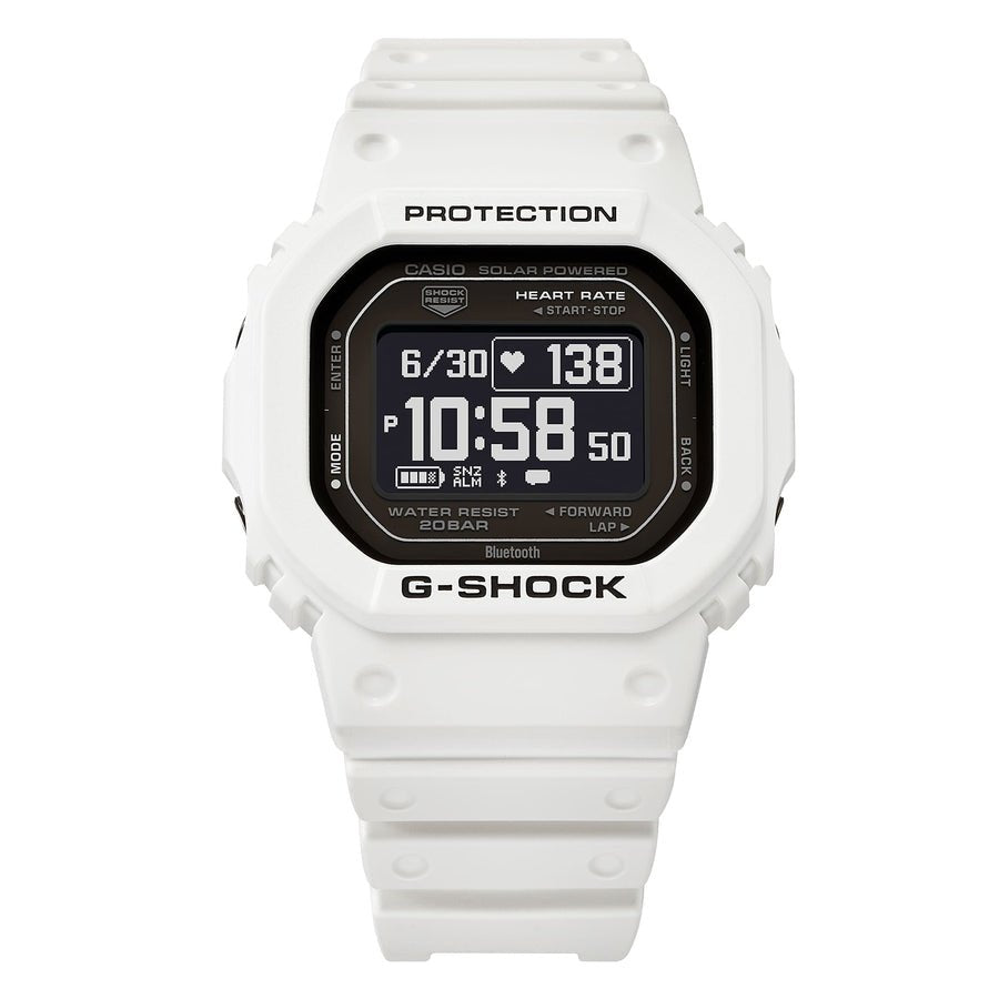G SHOCK GSQUAD Smart Color, White Resin Band - Mu Shop