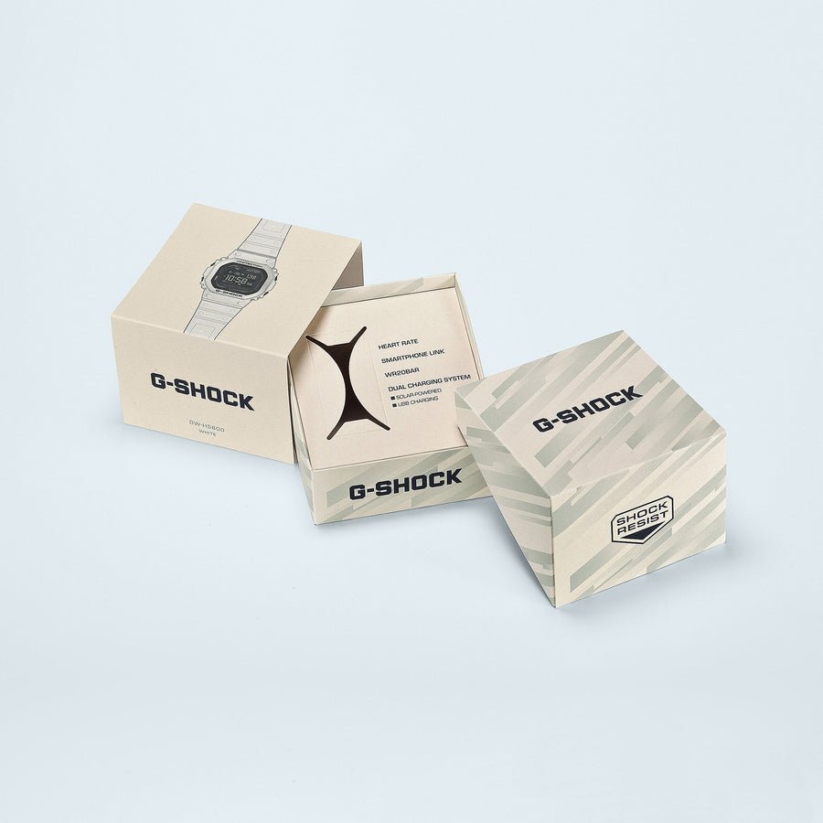 G SHOCK GSQUAD Smart Color, White Resin Band - Mu Shop