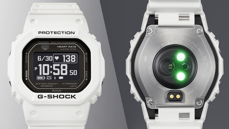 G SHOCK GSQUAD Smart Color, White Resin Band - Mu Shop