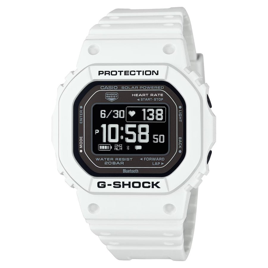 G SHOCK GSQUAD Smart Color, White Resin Band - Mu Shop