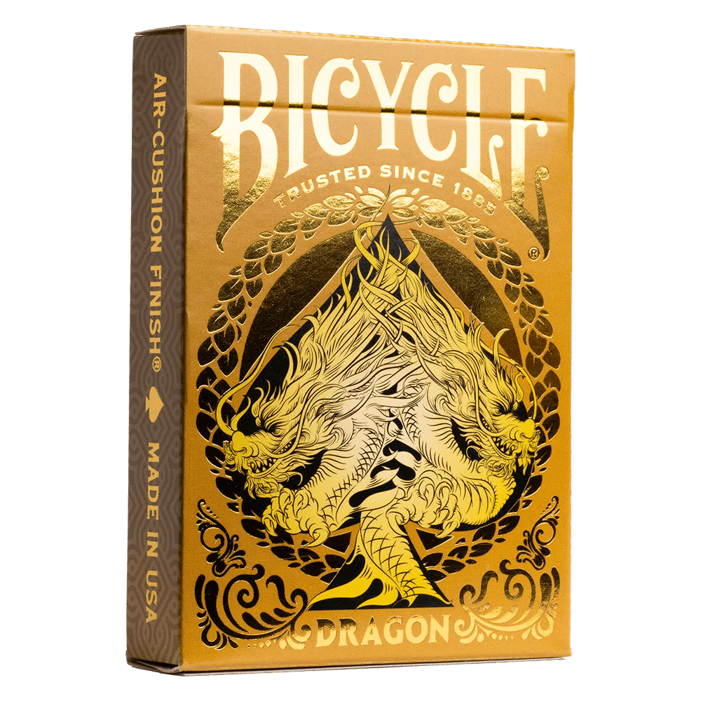 Gold Dragon Bicycle Playing Cards - Mu Shop