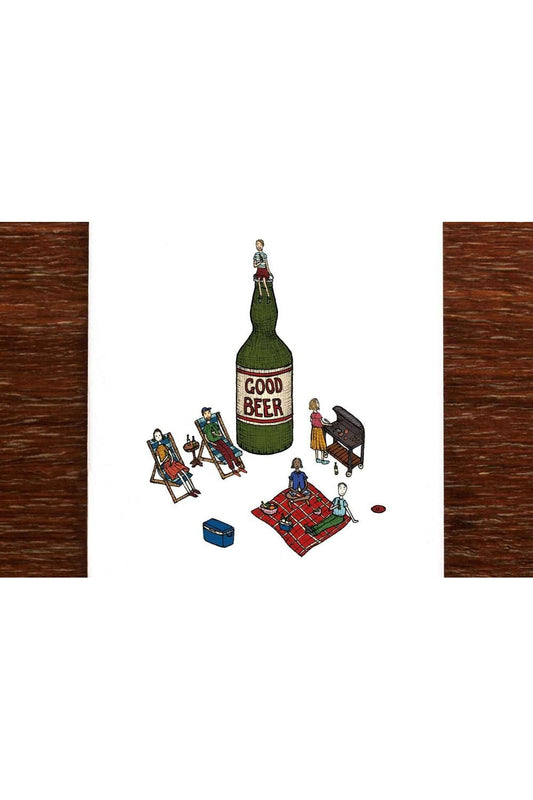 Good Beer - Greeting Card - Mu Shop