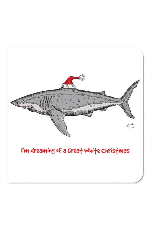 Great White Christmas Card - Mu Shop