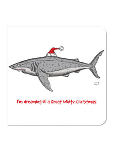 Great White Christmas Card - Mu Shop