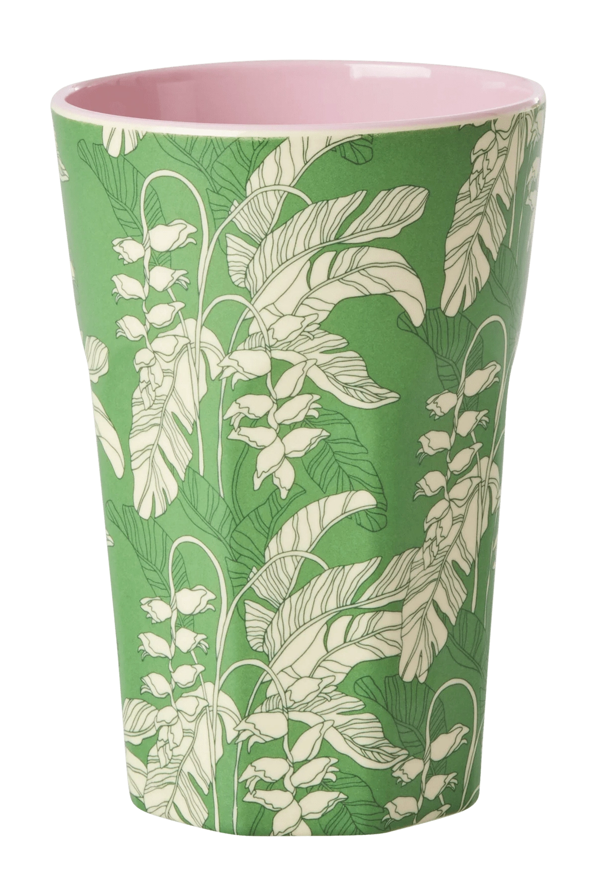 Green Paradise Print - Tall Melamine Cup - Mu Shop