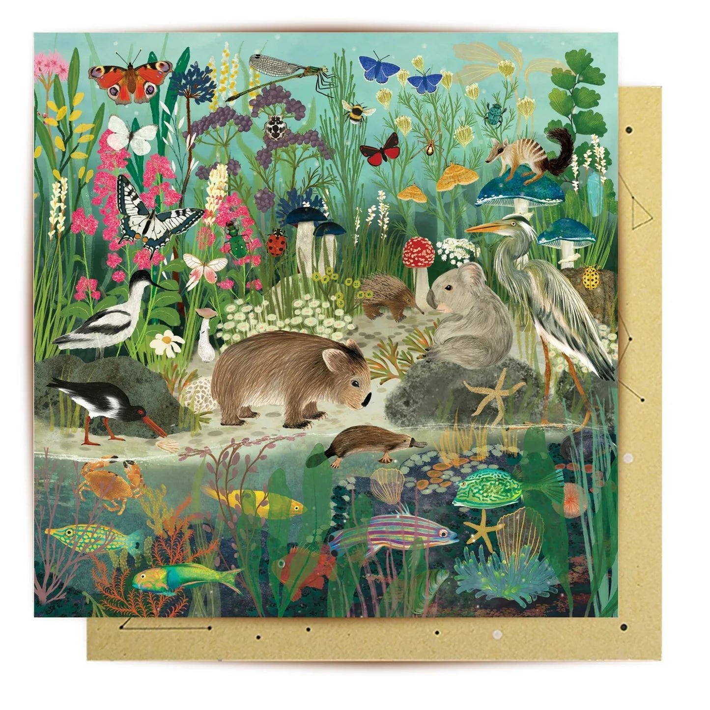 Greeting Card Coastal Calling - Mu Shop
