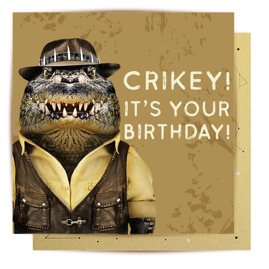 Greeting Card Crikey Croc - Mu Shop