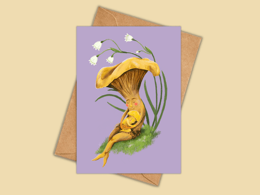 Greeting Card - Mushroom Snuggles - Mu Shop