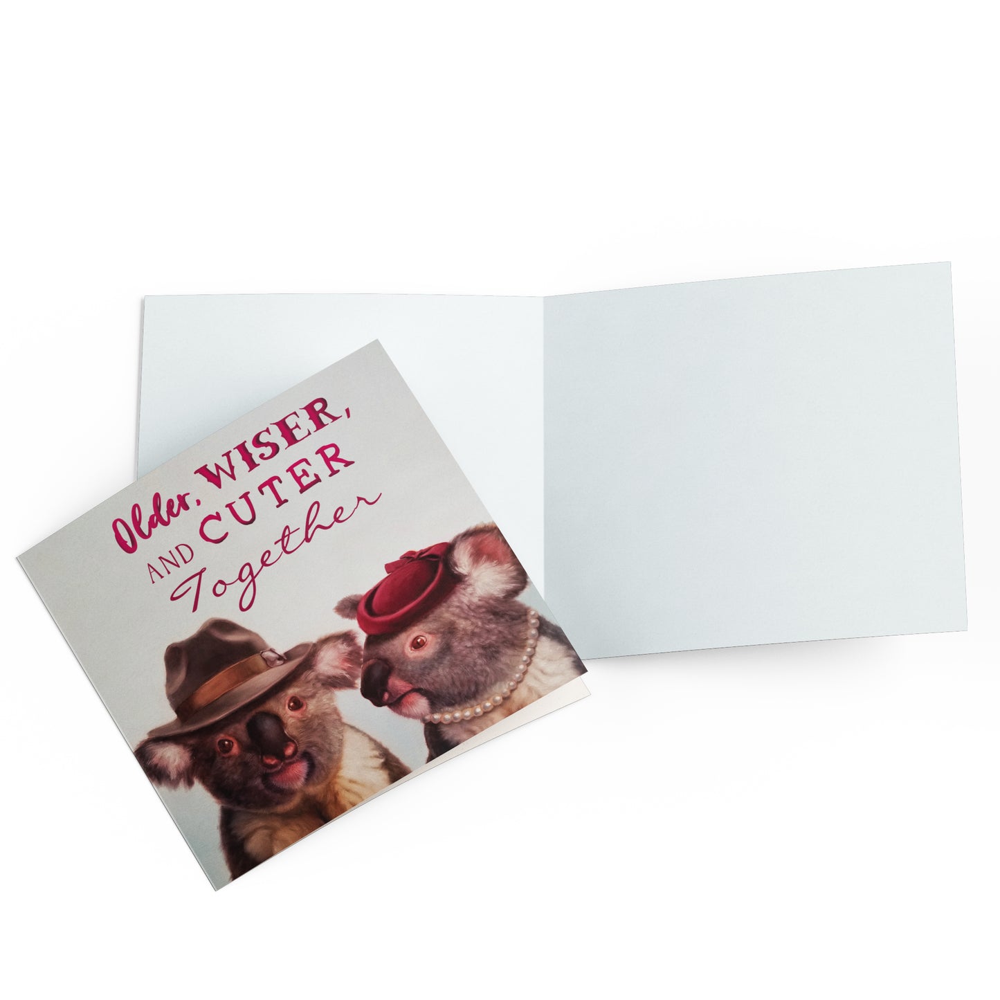 GREETING CARD OLDER WISER CUTER TOGETHER - Mu Shop