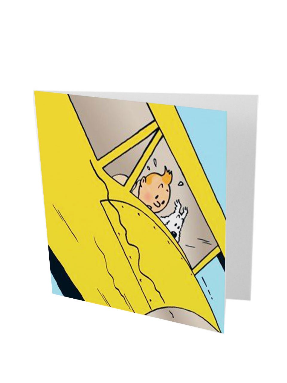 Greeting Card Tintin & Snowy Seaplane - Mu Shop