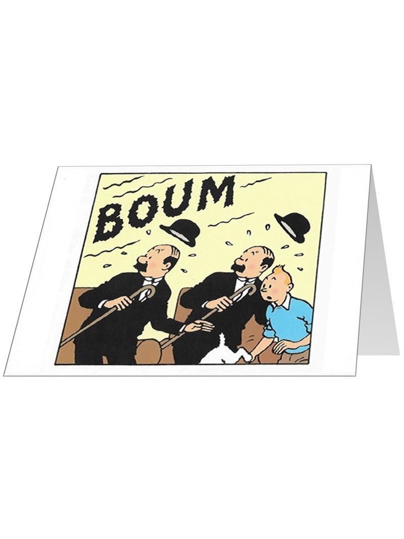 Greeting Card Tintin, Thomson and Thompson Boum - Mu Shop