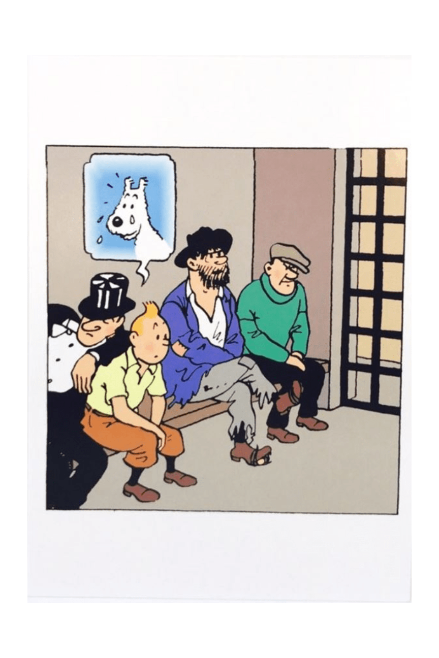 Greeting Cards: Tintin Jail - Mu Shop