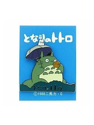 Grey and White Totoro Ocarina Pin Badge - Mu Shop
