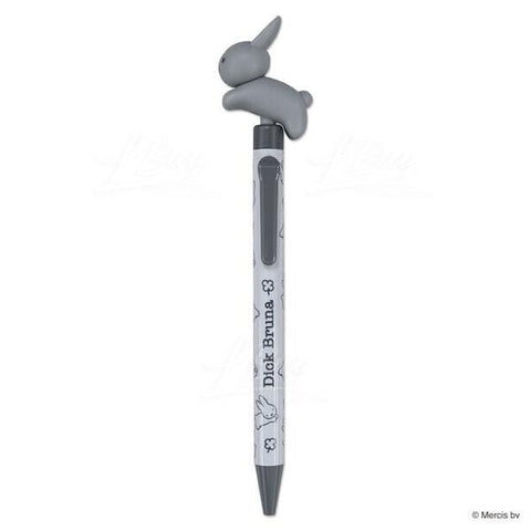 Grey Miffy 0.7 mm Oily Black Ballpoint Pen - Mu Shop