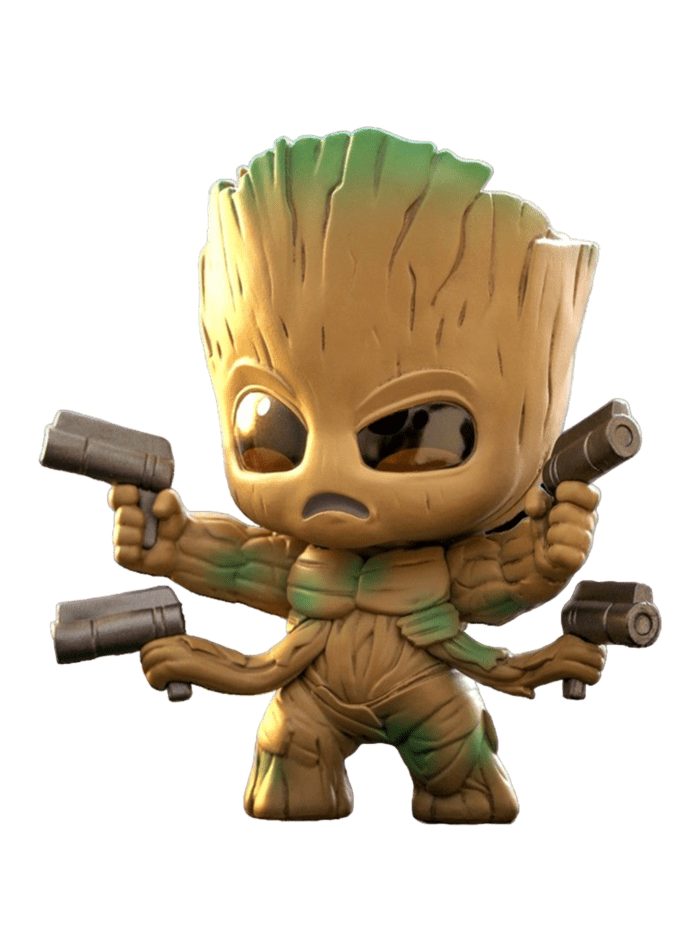 Groot (Battling Version) Cosbaby (S) Figure - Mu Shop