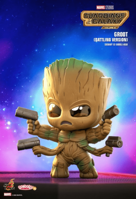 Groot (Battling Version) Cosbaby (S) Figure - Mu Shop