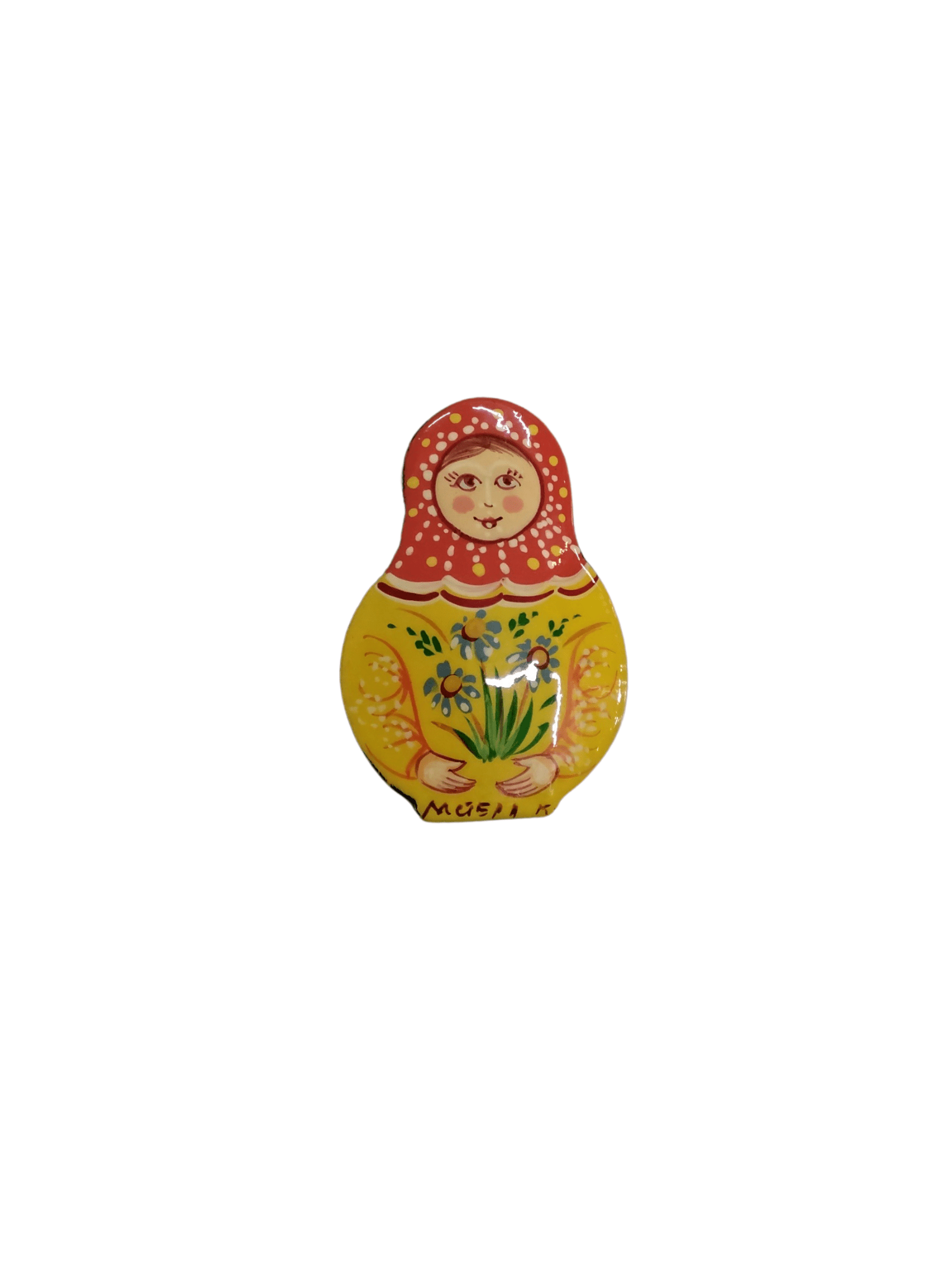 Handmade Russian Matryoshka Doll Pin - Mu Shop