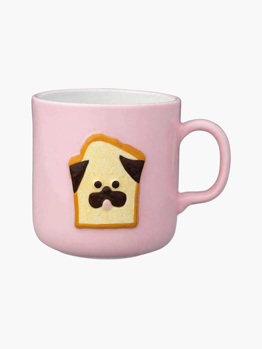 Pound Cake Pug Relief Mug 240ml