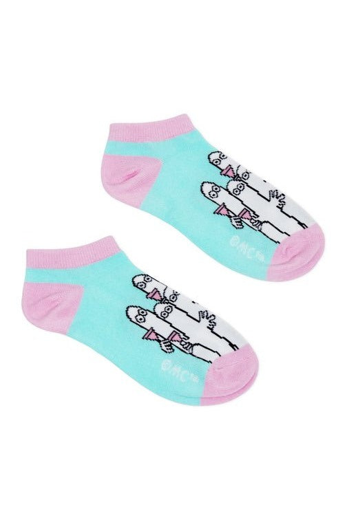 Hattifatteners Ladies Ankle Socks - Turquoise - Mu Shop