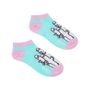 Hattifatteners Ladies Ankle Socks - Turquoise - Mu Shop