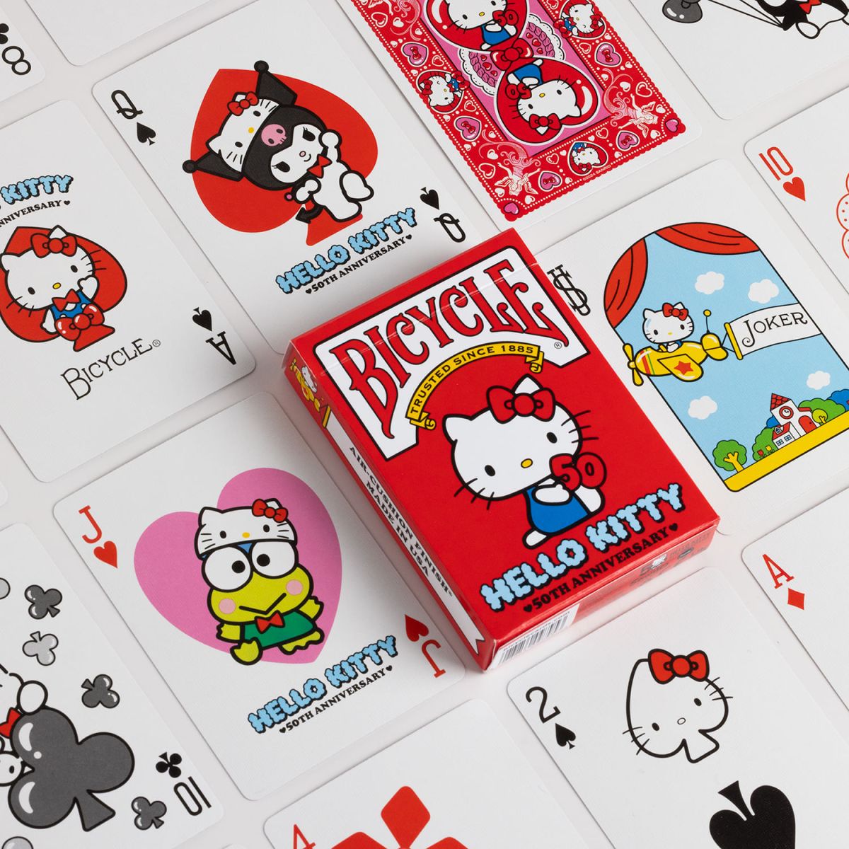 Hello Kitty 50th Anniversary Bicycle Playing Cards - Mu Shop