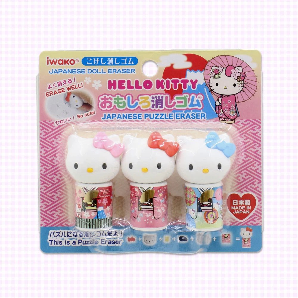 Hello Kitty Kokeshi Eraser - Mu Shop